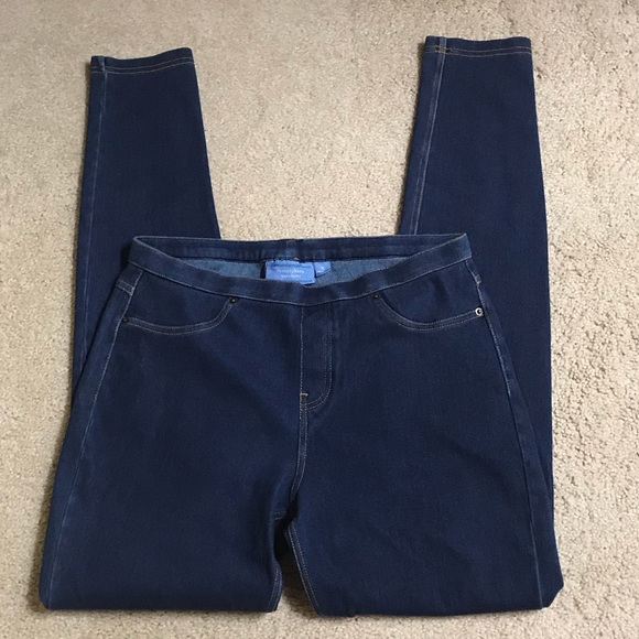 vera wang jean leggings